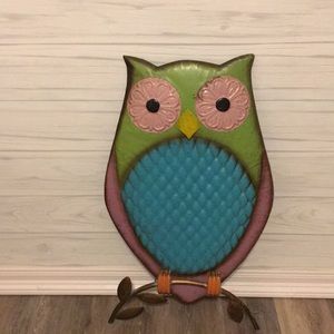 WallArt Metal Owl